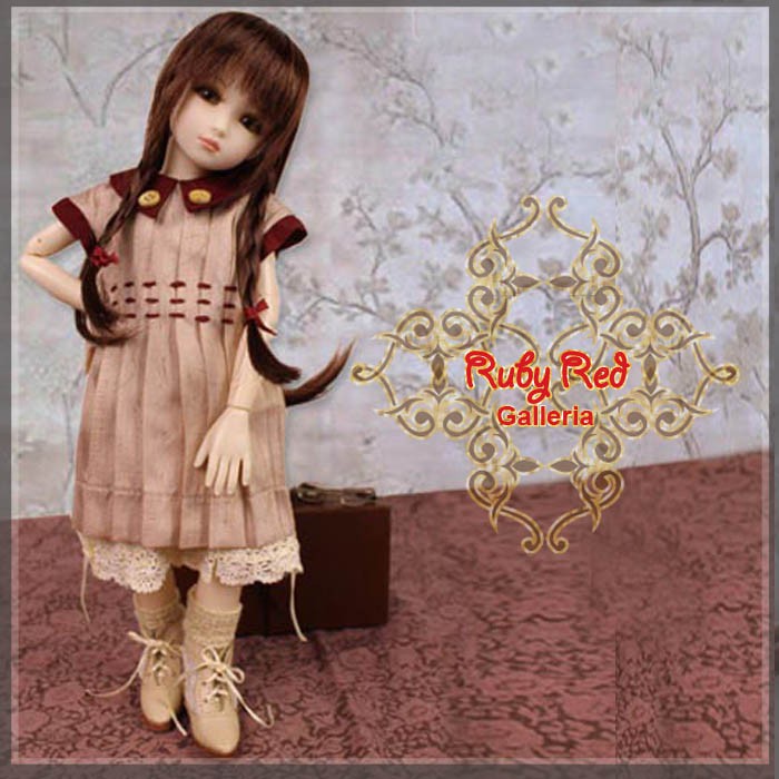 Burgundy Joy (with wig) - Cloth Set (WC0039A)