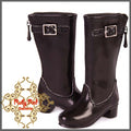 Black Boots for 12" Dolls (WH0018A)