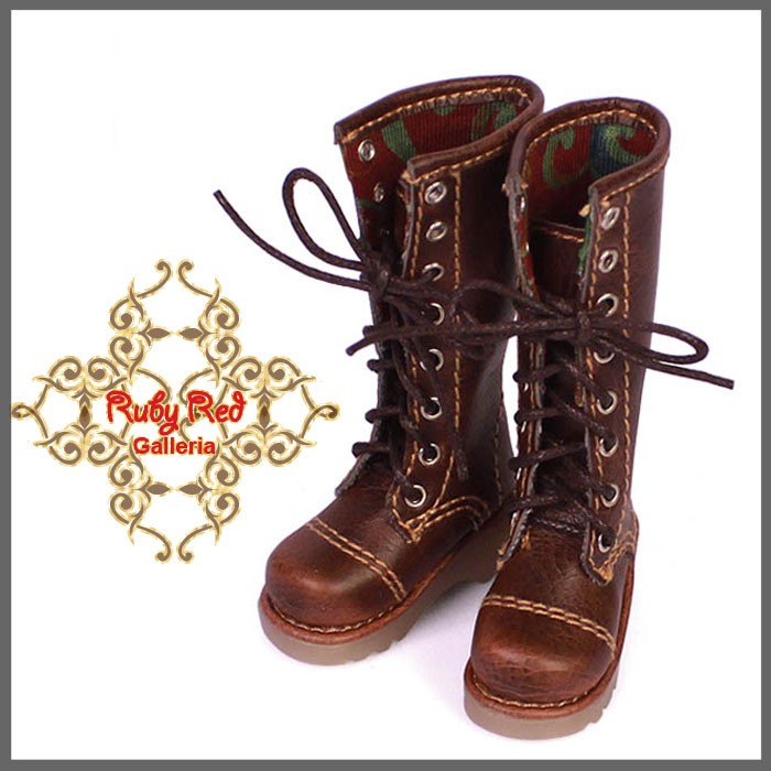 Brown Boots for 12" Dolls (WH0043A)