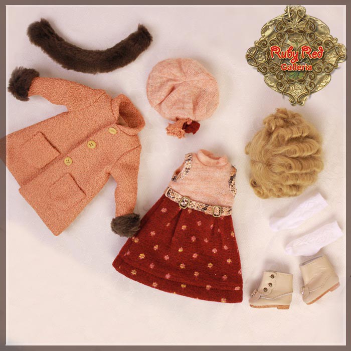 Rosy in the Snow (with wig) - Cloth Set (WC0029A)