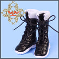 Black Boots for 12" Dolls (WH0044A)