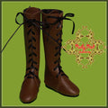 Brown Boots for 12" Dolls (WH0047A)