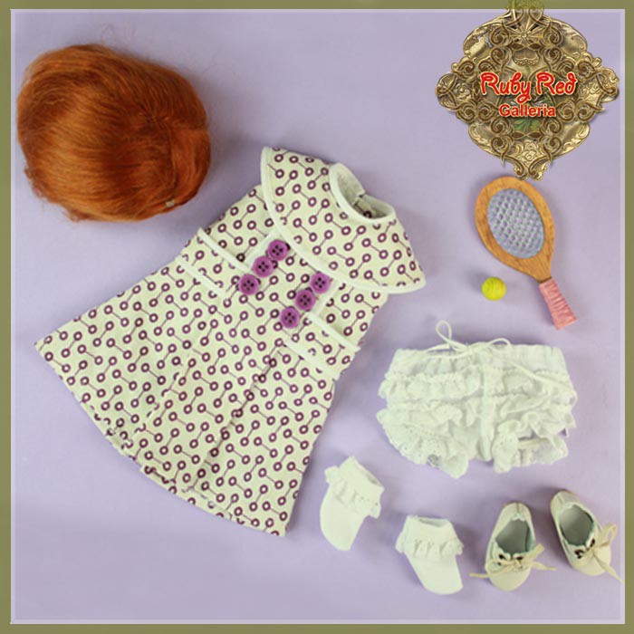 My First Tennis Game (with wig) - Cloth Set (WC0025A)