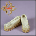 Apricot Platform Shoes for 12" Dolls (WH0054A)