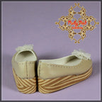 Apricot Platform Shoes for 12" Dolls (WH0054A)