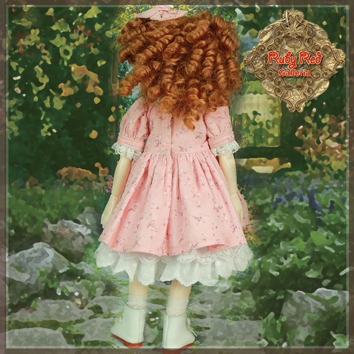 Amiable Pink (with wig) - Cloth Set (WC0023A)
