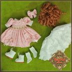Amiable Pink (with wig) - Cloth Set (WC0023A)