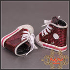 Sparkly Pink Sneakers for 12" Dolls (WH0064A)