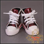 Sparkly Pink Sneakers for 12" Dolls (WH0064A)
