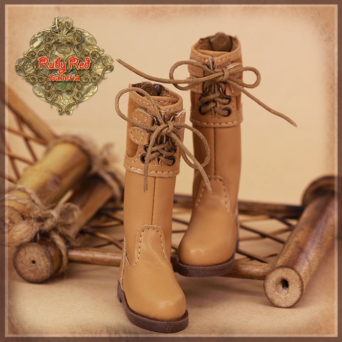 Brown Boots for 12" Dolls (WH0065A)