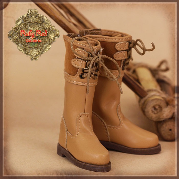 Brown Boots for 12" Dolls (WH0065A)