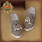 Grey Plimsoll Shoes for 12" Dolls (WH0069A)