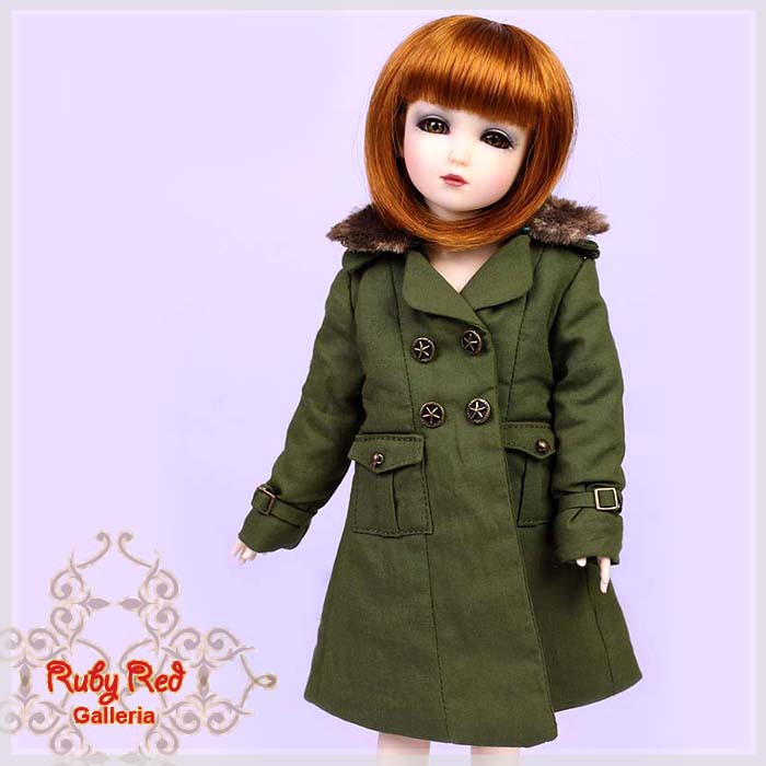Forest Green Coat - Cloth Set (WC0018A)