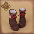 Burgundy Rainboots for 12" Dolls (WH0074A)