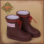 Burgundy Rainboots for 12" Dolls (WH0074A)