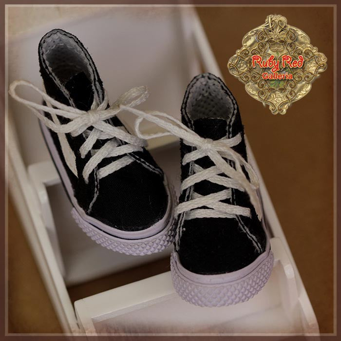 Navy High-top Sneakers for 12” Dolls (WH0075A)