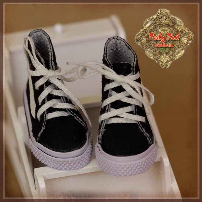 Navy High-top Sneakers for 12” Dolls (WH0075A)