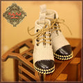 Beige Explorer Boots for 12” Dolls (WH0076A)