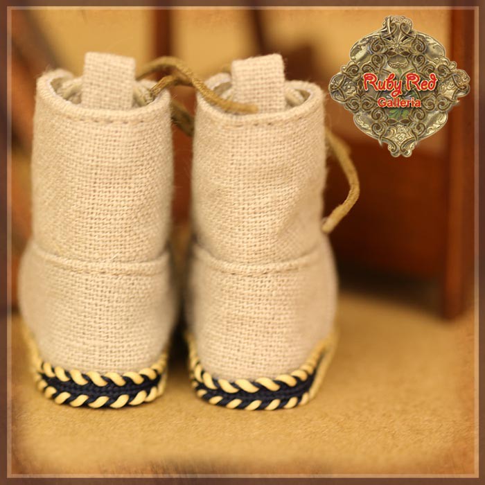 Beige Explorer Boots for 12” Dolls (WH0076A)