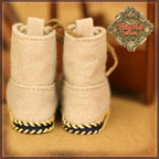 Beige Explorer Boots for 12” Dolls (WH0076A)