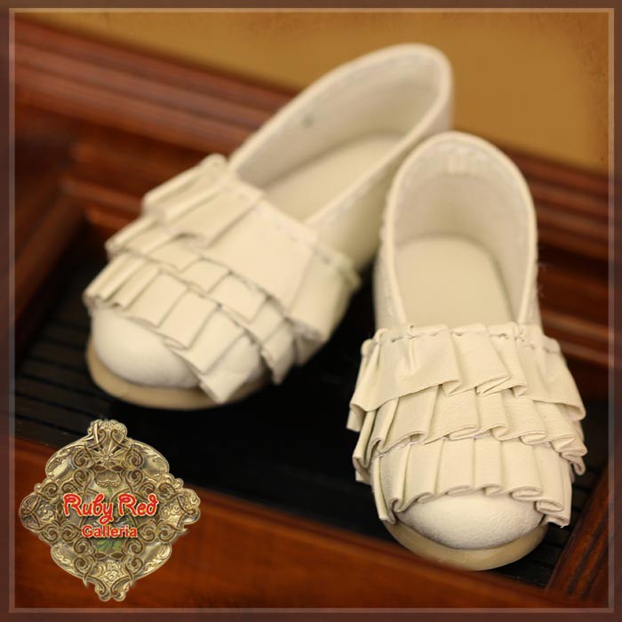 White Shoes with low Heel for 12” InMotion Girl (WH0079A)