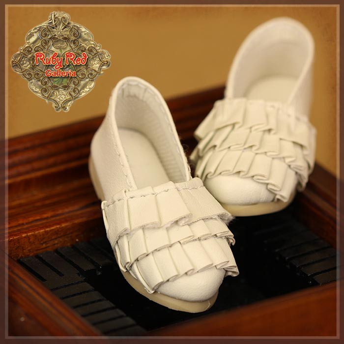 White Shoes with low Heel for 12” InMotion Girl (WH0079A)