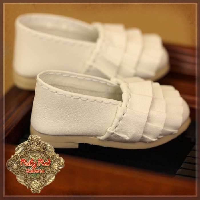 White Shoes with low Heel for 12” InMotion Girl (WH0079A)