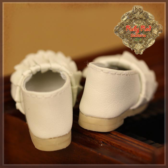 White Shoes with low Heel for 12” InMotion Girl (WH0079A)