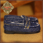 Blue Demin Loafers for 12" InMotion Girl (WH0080A)