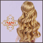 Golden Blonde Synthetic Wig for 12" Dolls (WD0001E18)
