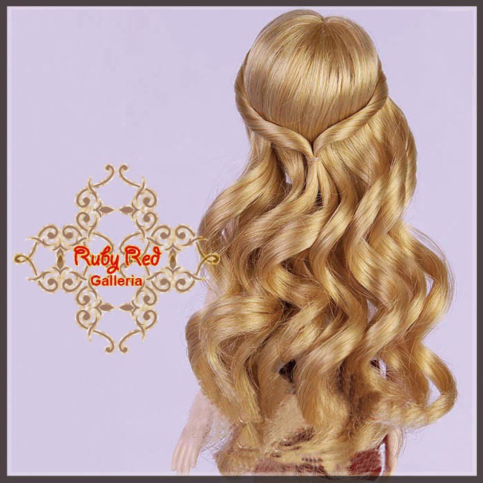 Golden Blonde Synthetic Wig for 12" Dolls (WD0001E18)