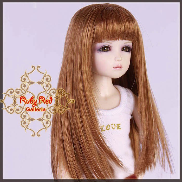 Strawberry Blonde Synthetic Wig for 12" Dolls (WD0002E14)