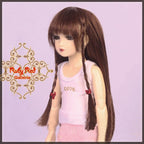 Long Dark Brown Synthetic Wig (WD0007A)