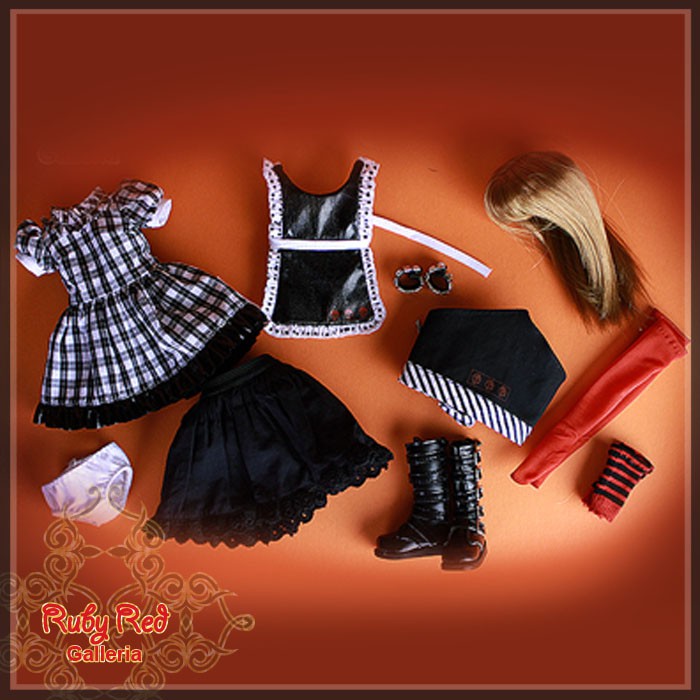 Hallows-Eve Costume Party (with wig) - Cloth Set (WC0009A)