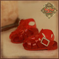 Red PVC Sandles for 8" Dolls (HH0001A)