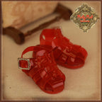Red PVC Sandles for 8" Dolls (HH0001A)