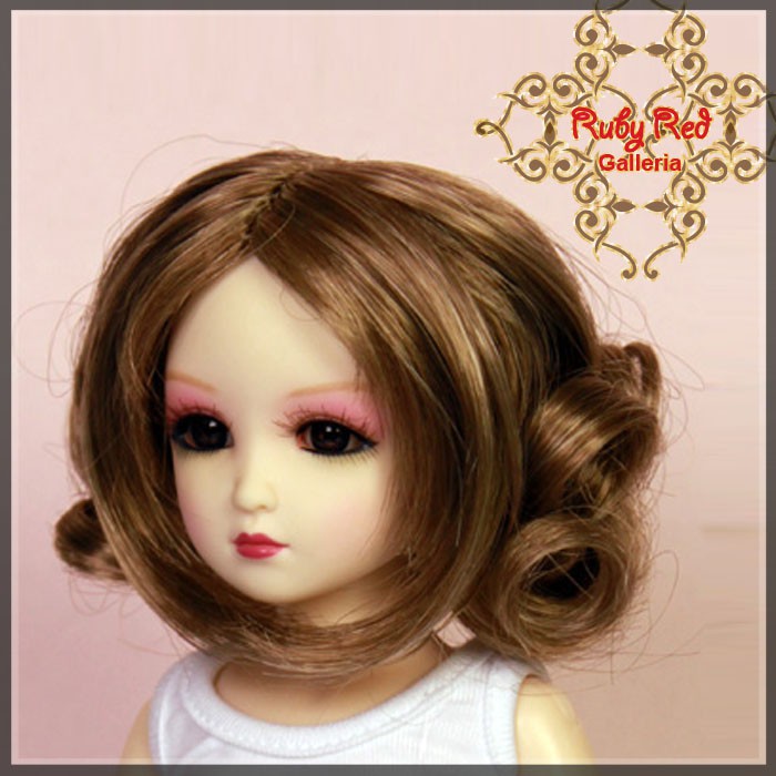 Ash Blonde Curly Synthetic Wig (WD0008A)