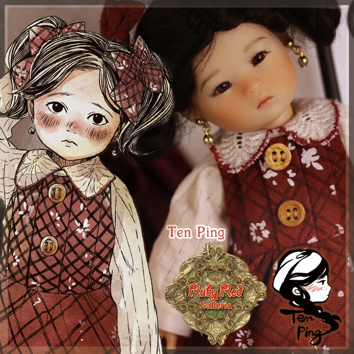 8" Play Time - Printed Dress Cloth set (HC0002A)