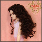 Dark Brown Curly Syntheitc Wig for 12" Dolls (WD0011A)
