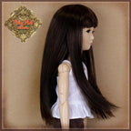 Long Brunette Synthetic Wig for 12" Dolls (WD0012B)