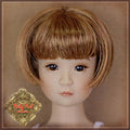 Light Brown Bob Synthetic Wig for 12" Dolls (WD0016B)