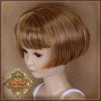 Light Brown Bob Synthetic Wig for 12" Dolls (WD0016B)