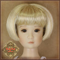 Blonde Bob Synthetic Wig for 12" Dolls (WD0016C)