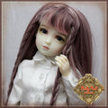 Long Braided Pink Synthetic Wig for 12" Dolls (WD0018A)