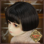 Black Bob Synthetic Wig for 12" Dolls (WD0019A)