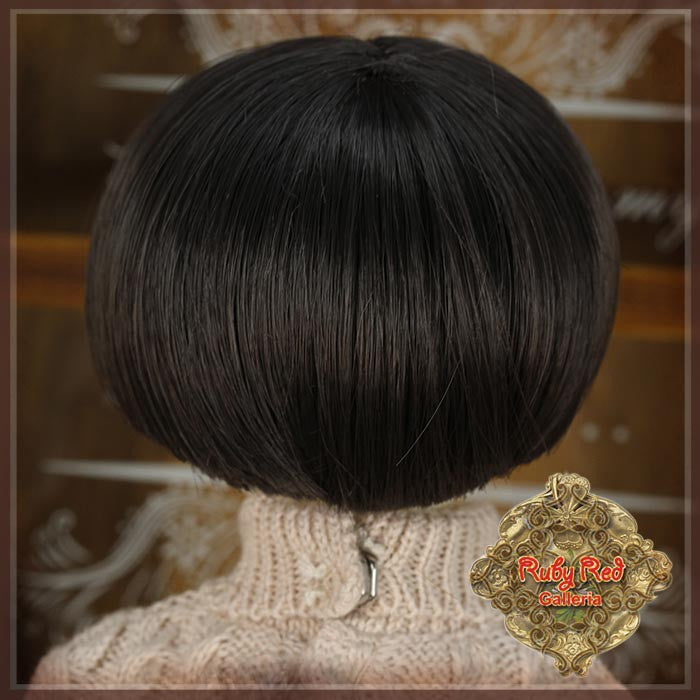 Black Bob Synthetic Wig for 12" Dolls (WD0019A)