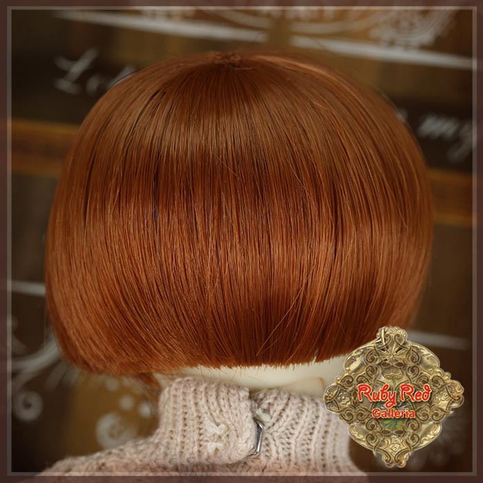 Brown Bob Synthetic Wig for 12" Dolls (WD0020A)