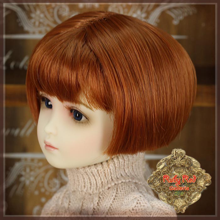 Brown Bob Synthetic Wig for 12" Dolls (WD0020A)