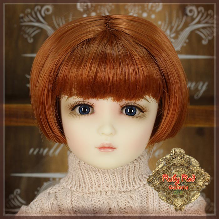 Brown Bob Synthetic Wig for 12" Dolls (WD0020A)