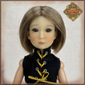 Medium Brown Bob Synthetic Wig for 12" Dolls (WD0021A)